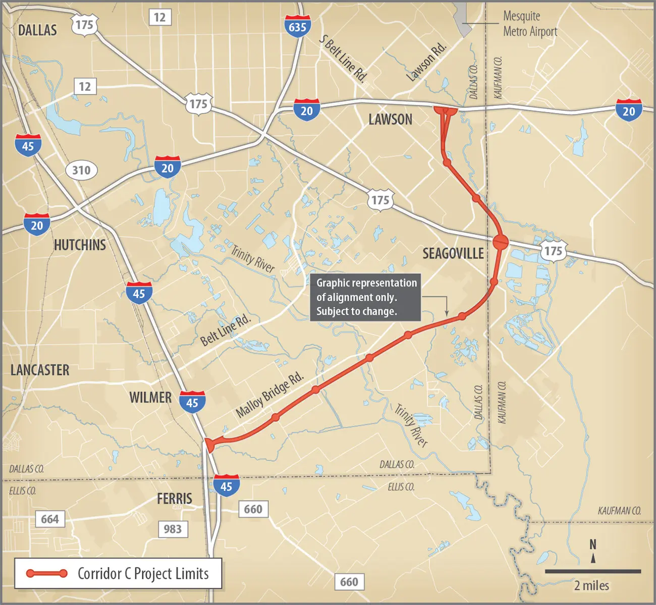 Loop 9 corridor C I20-I45