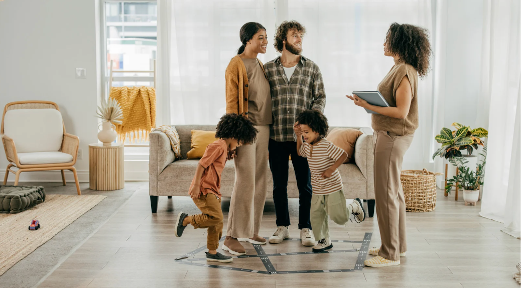 First-Time Homebuyers with Real Estate Agent