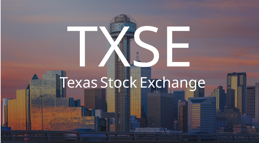 TXSE Texas Stock Exchange Dallas Backdrop