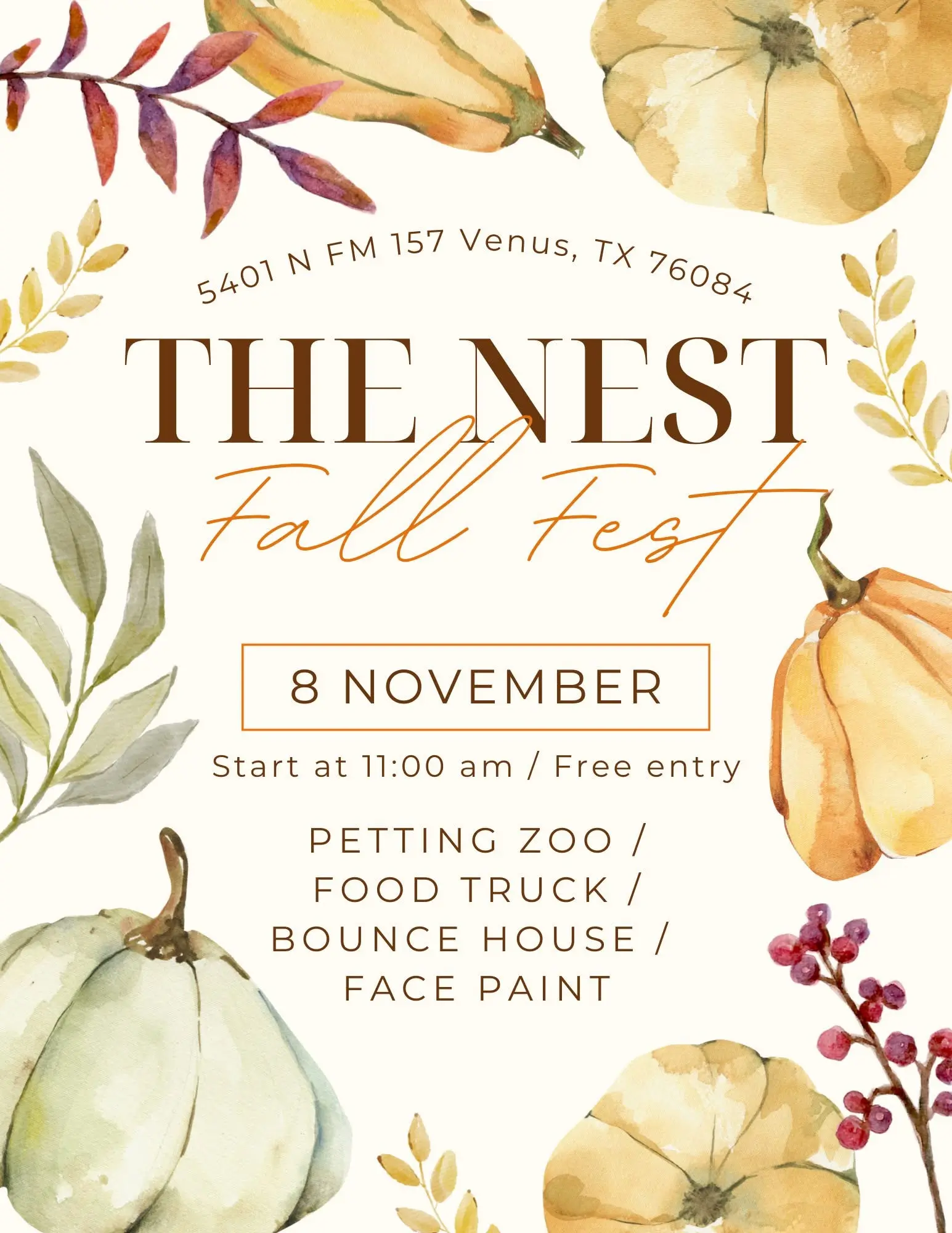 The Nest Fall Fest Venus, TX