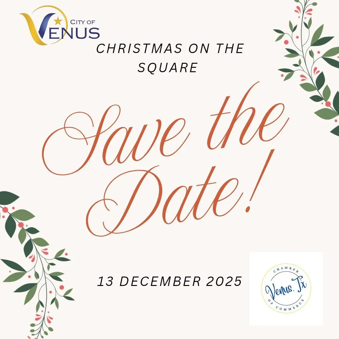Christmas on the square in Venus, TX