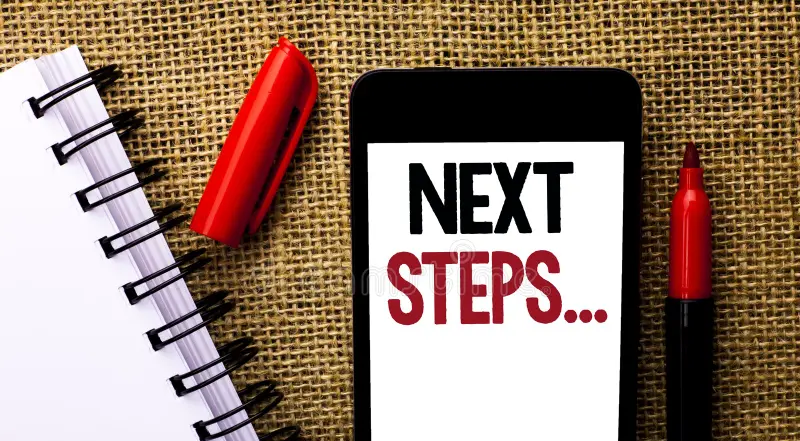 Your next steps