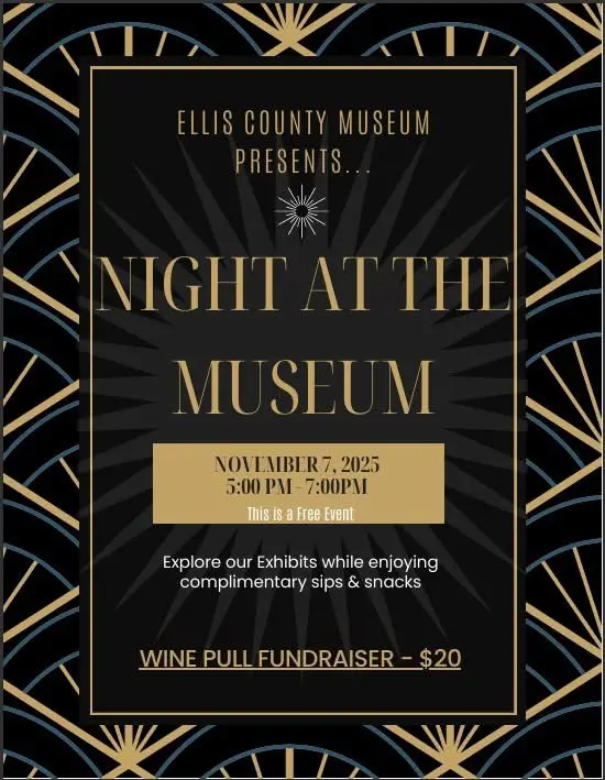 Night at the Ellis County Museum