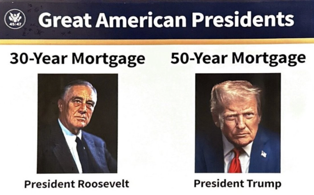 And FDR both proposed extending mortgage term length