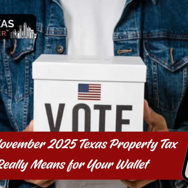 What the November 2025 Texas Property Tax Vote Really Means for Your Wallet (And Why Ellis County Just Got More Attractive)