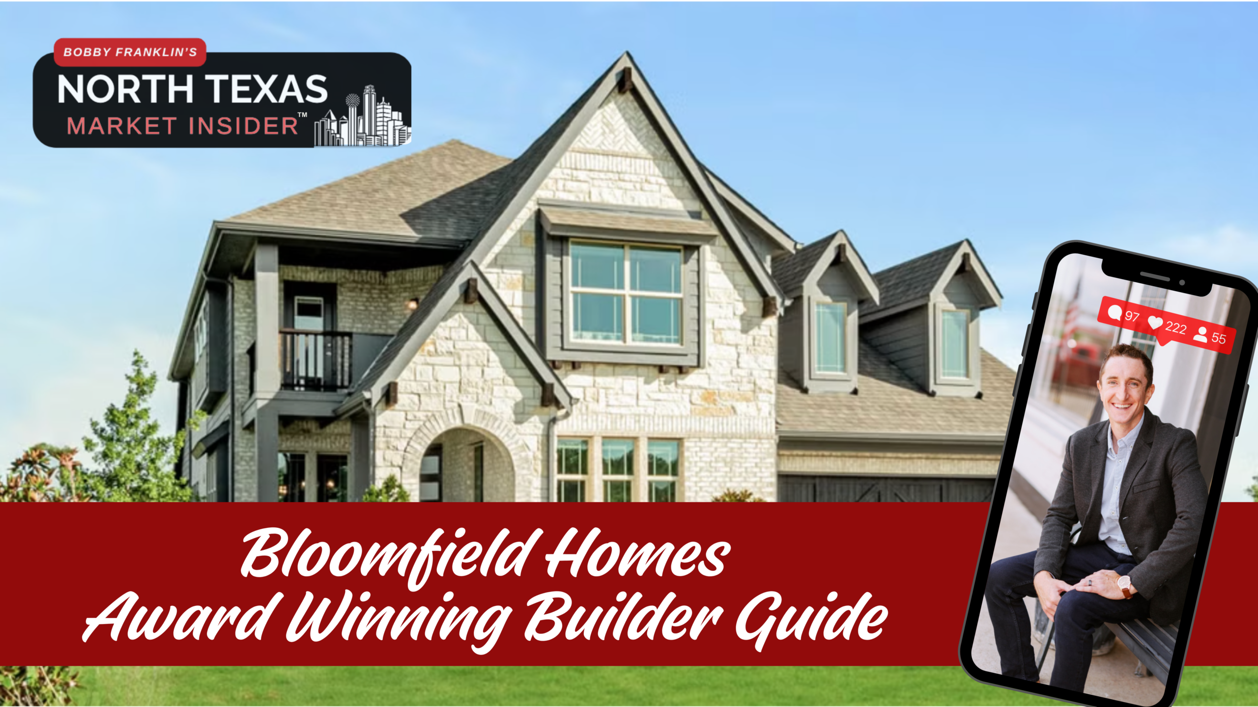 Discover why Bloomfield Homes is an award winning home builder in North Texas. Learn more with Bobby Franklin, the North Texas Market Insider. Bobby Franklin is the best realtor in Waxahachie.
