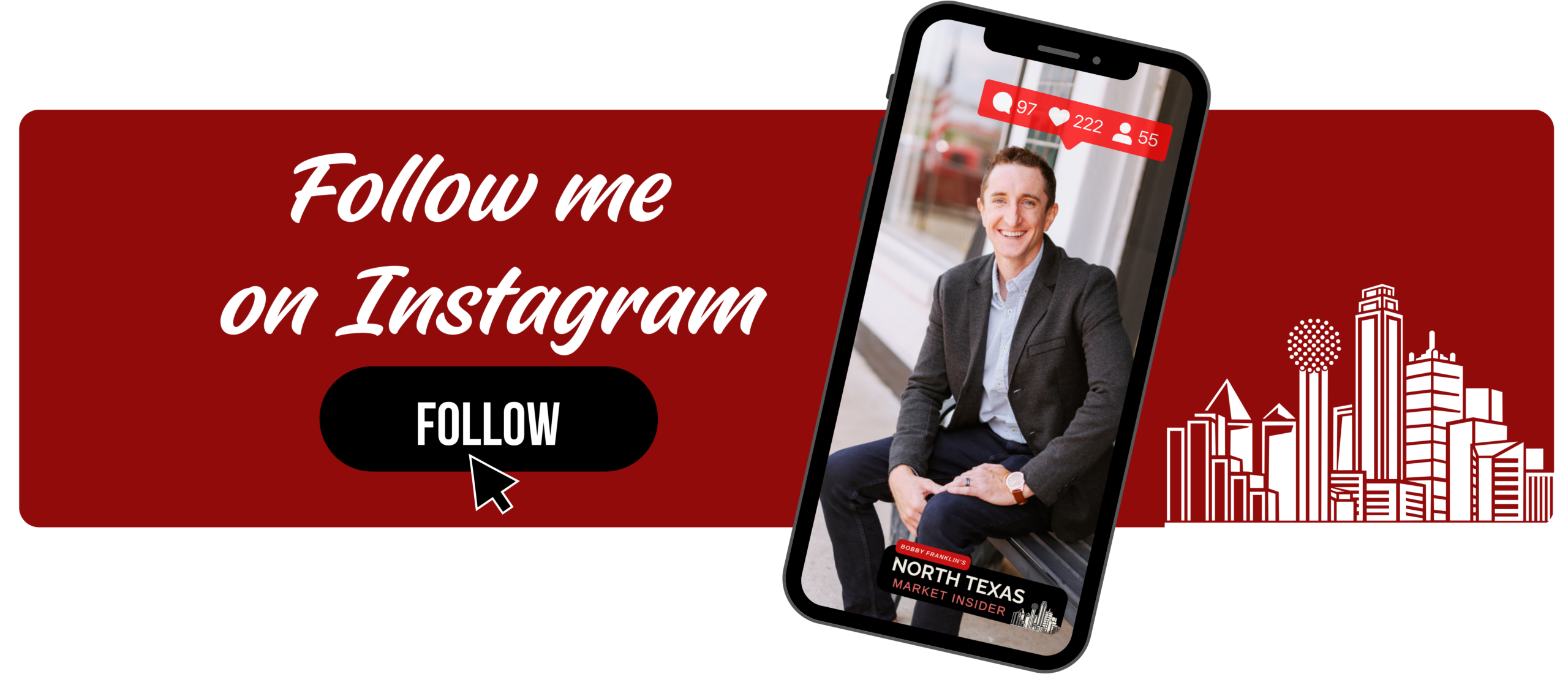 Follow Bobby Franklin, the North Texas Market Insider on Instagram. Bobby Franklin is the best realtor in Waxahachie.