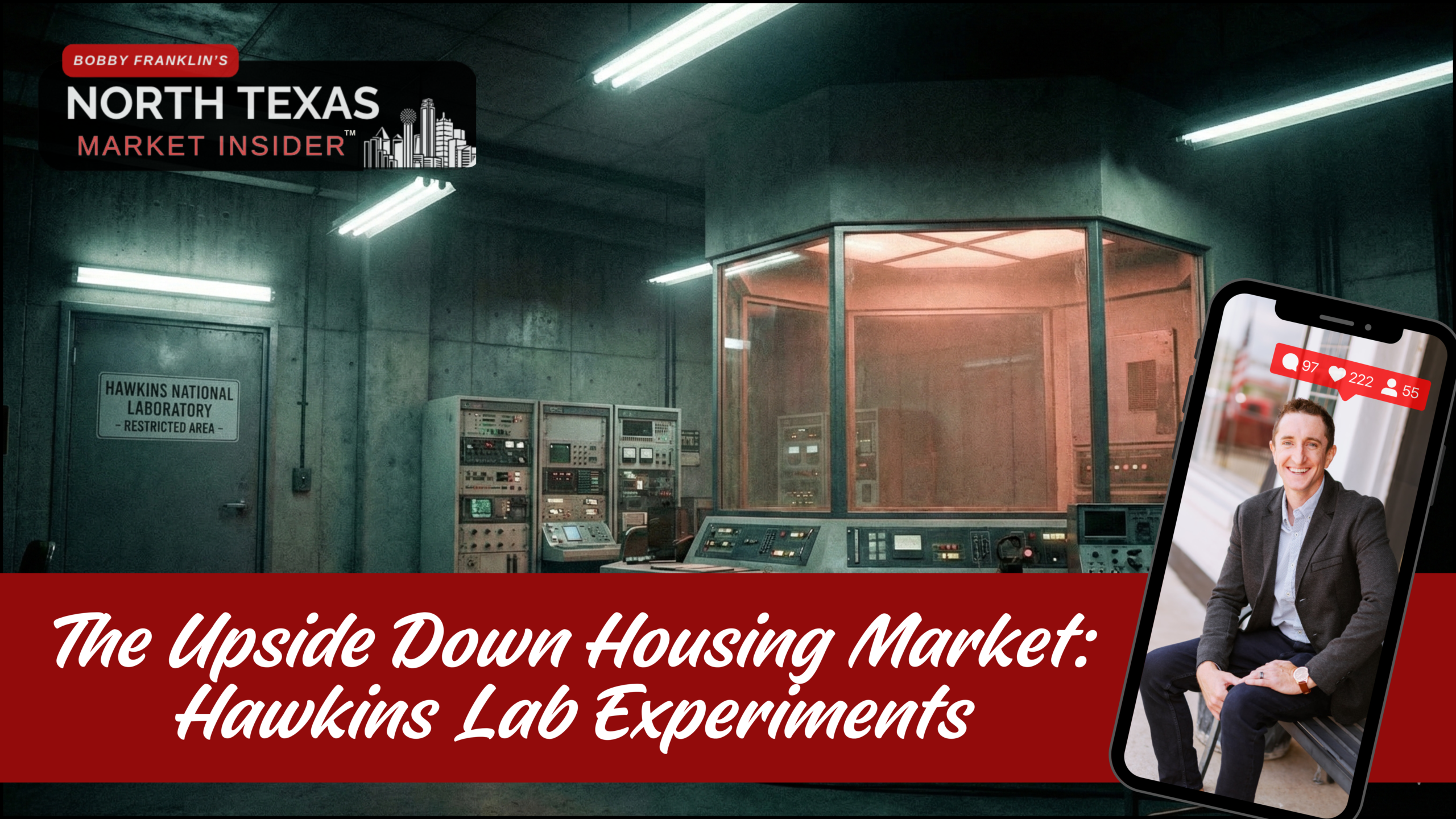 Hawkins Lab Hero Image Learn how new construction experimentation parallels the Hawkins lab experiments from Stranger Things with Bobby Franklin the North Texas market inside