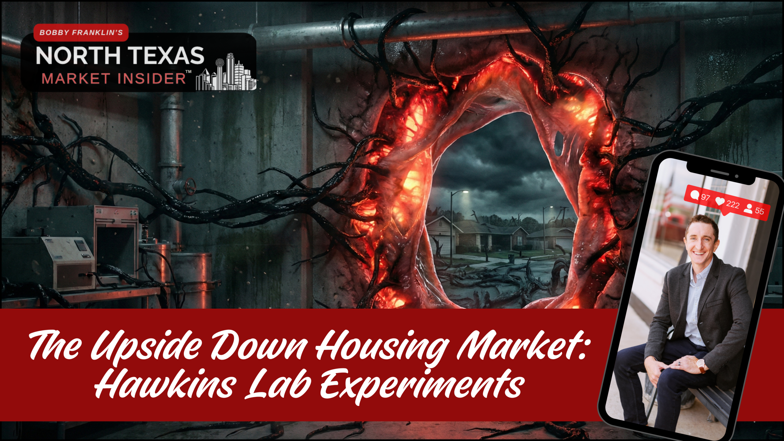 Learn how new construction experimentation parallels the Hawkins lab experiments from Stranger Things with Bobby Franklin the North Texas market inside
