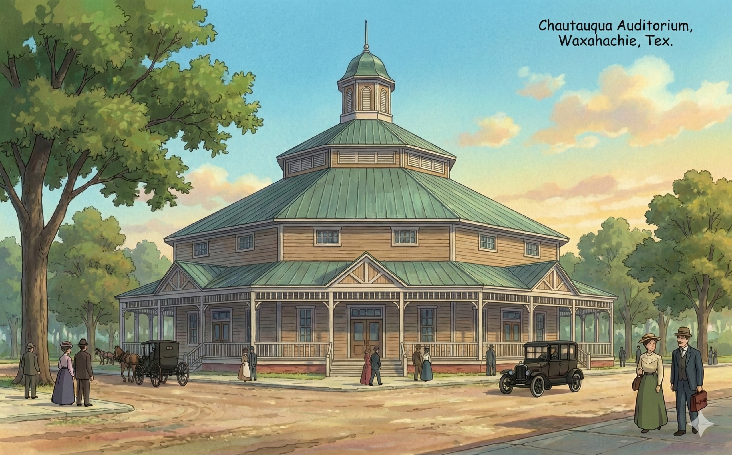 Learn about the Chautauqua Auditorium, the last standing Chautauqua building in Texas. Learn more with Bobby Franklin, the North Texas Market Insider. Bobby Franklin is the best realtor in Waxahachie.