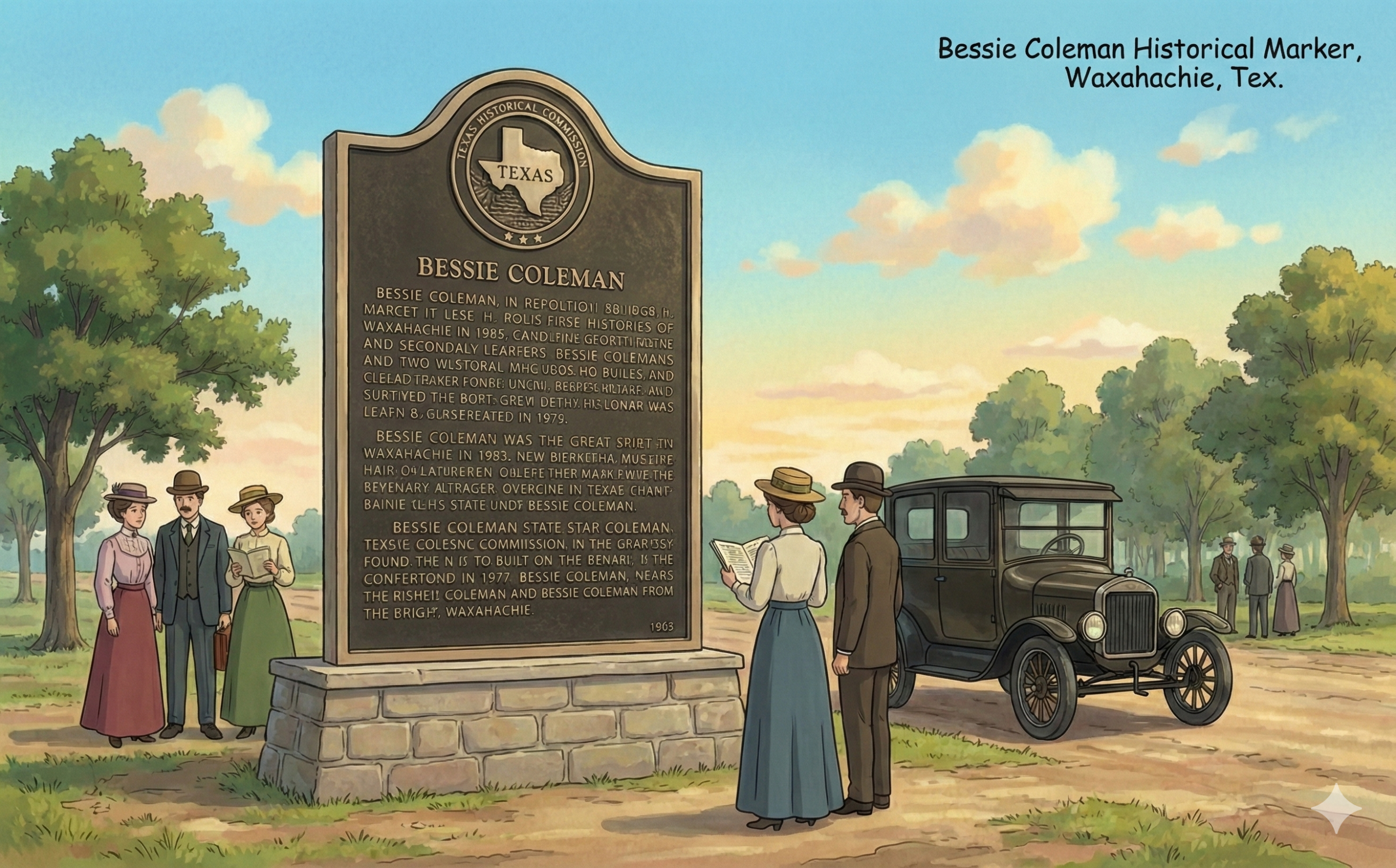 Learn about the Bessie Coleman Memorial plaque and her unique contribution to history. Learn more with Bobby Franklin, the North Texas Market Insider. Bobby Franklin is the best realtor in Waxahachie.
