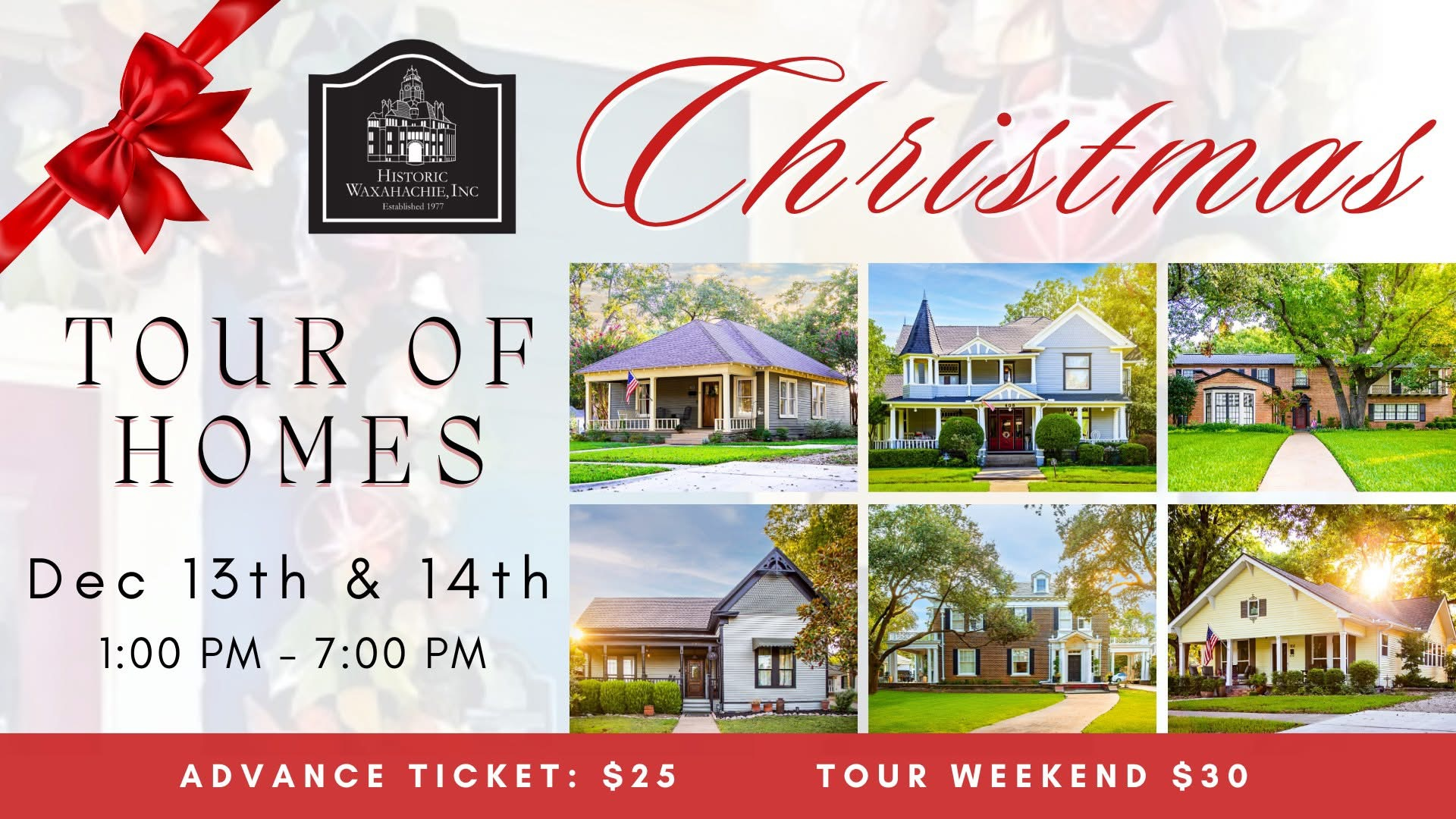 Waxahachie Christmas tour of Homes