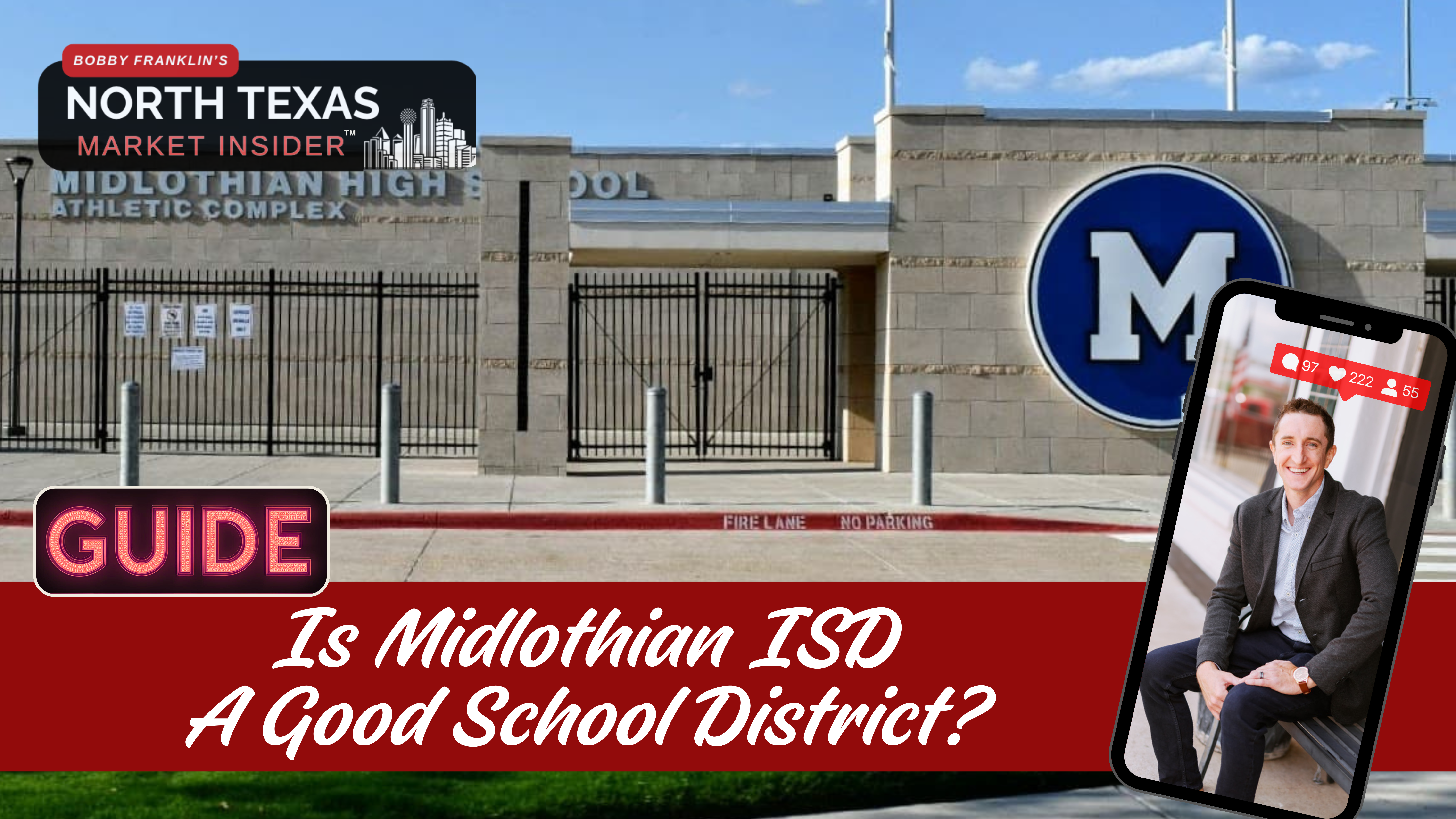 Is Midlothian ISD a good school district? Learn more with Bobby Franklin, the North Texas Market Insider. Bobby Franklin is the best realtor in Waxahachie.