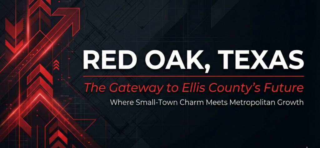 Red Oak could become a gateway to explosive Ellis County growth. Learn more with Bobby Franklin, the North Texas Market Insider. Bobby Franklin is the best realtor in Waxahachie.