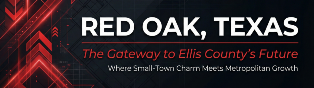 Red Oak could become a gateway to explosive Ellis County growth. Learn more with Bobby Franklin, the North Texas Market Insider. Bobby Franklin is the best realtor in Waxahachie.