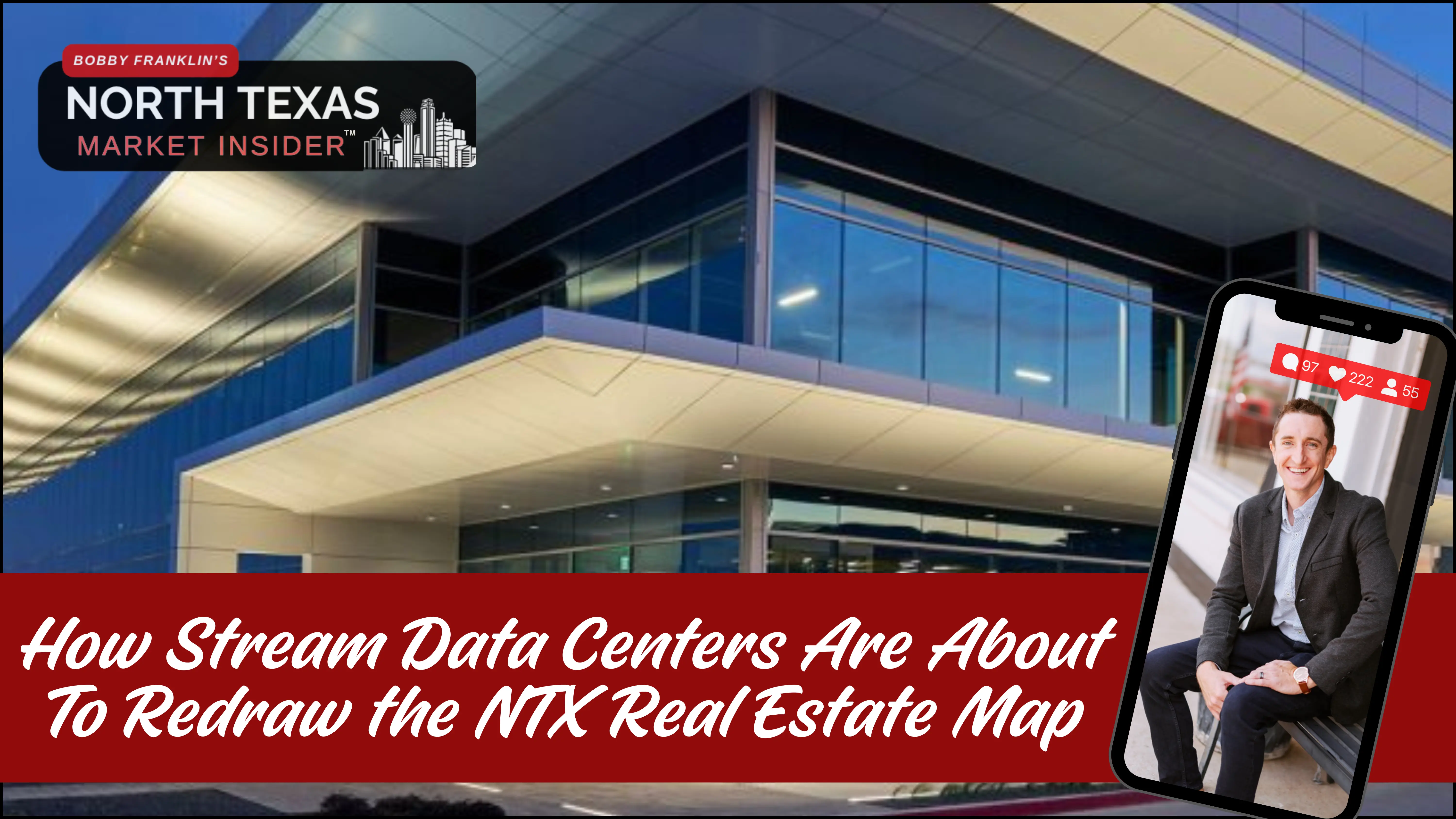Stream data centers could just reshape real estate wealth in North Texas learn more with Bobby Franklin the North Texas market insider