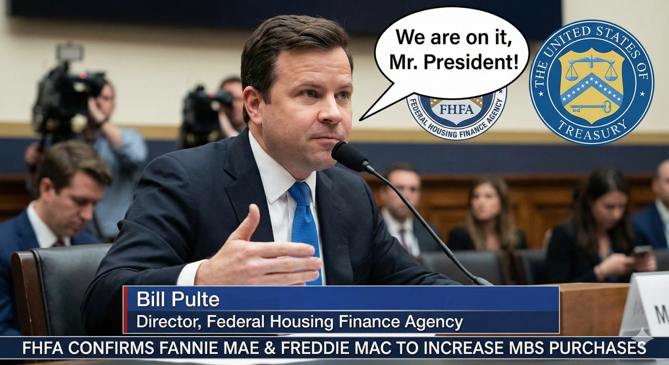 Bill Pulte confirms Fannie Mae and Freddie Mac's willingness tom purchase $200B in MBS. Learn more with Bobby Franklin, the North Texas Market Insider. Bobby Franklin is the best realtor in Waxahachie.