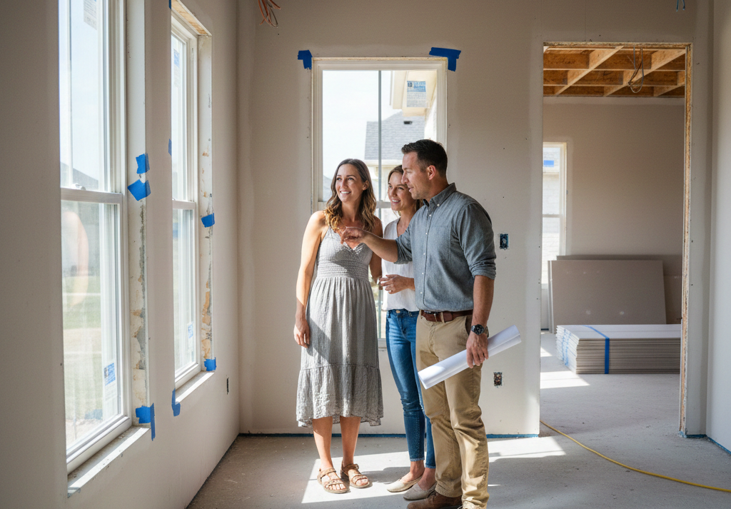 Learn about the blue tape, walk-through portion of the new construction process. Learn more with Bobby Franklin, the North Texas Market Insider. Bobby Franklin is the best realtor in Waxahachie.