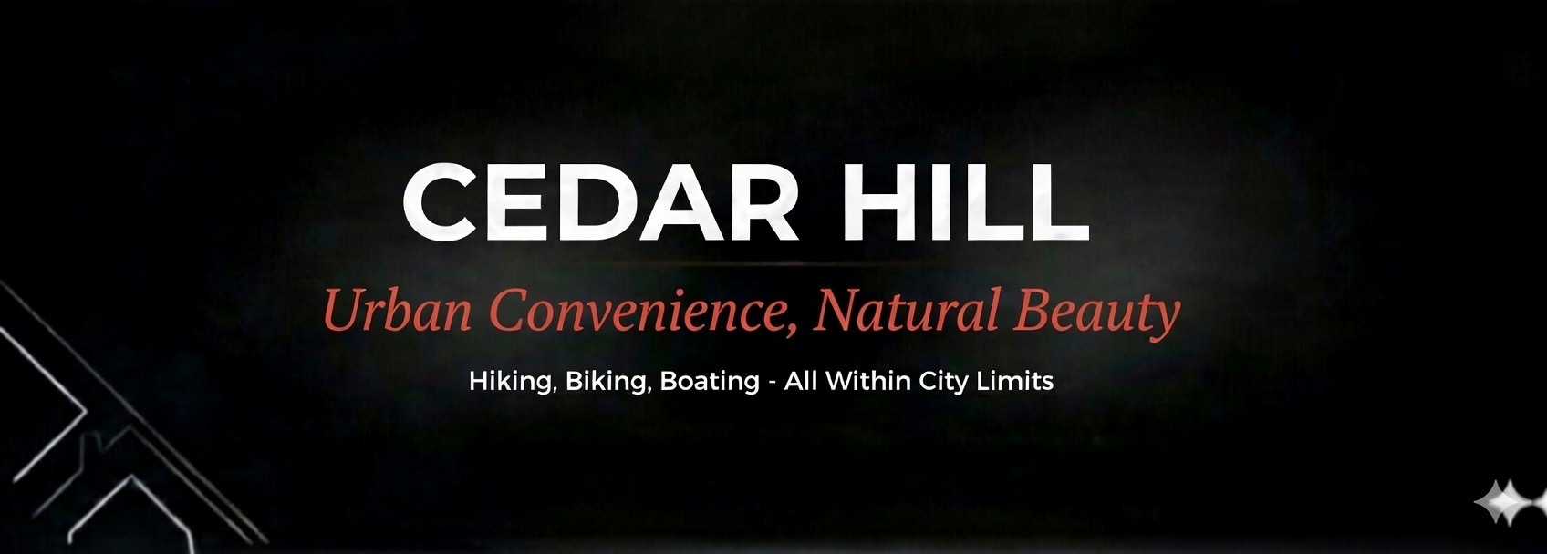 Cedar Hill attracts buyers who want outdoor recreation, diverse community atmosphere, and convenient access to Metroplex jobs while maintaining direct access to hiking, biking, boating, and natural scenery most suburbs can’t provide.
