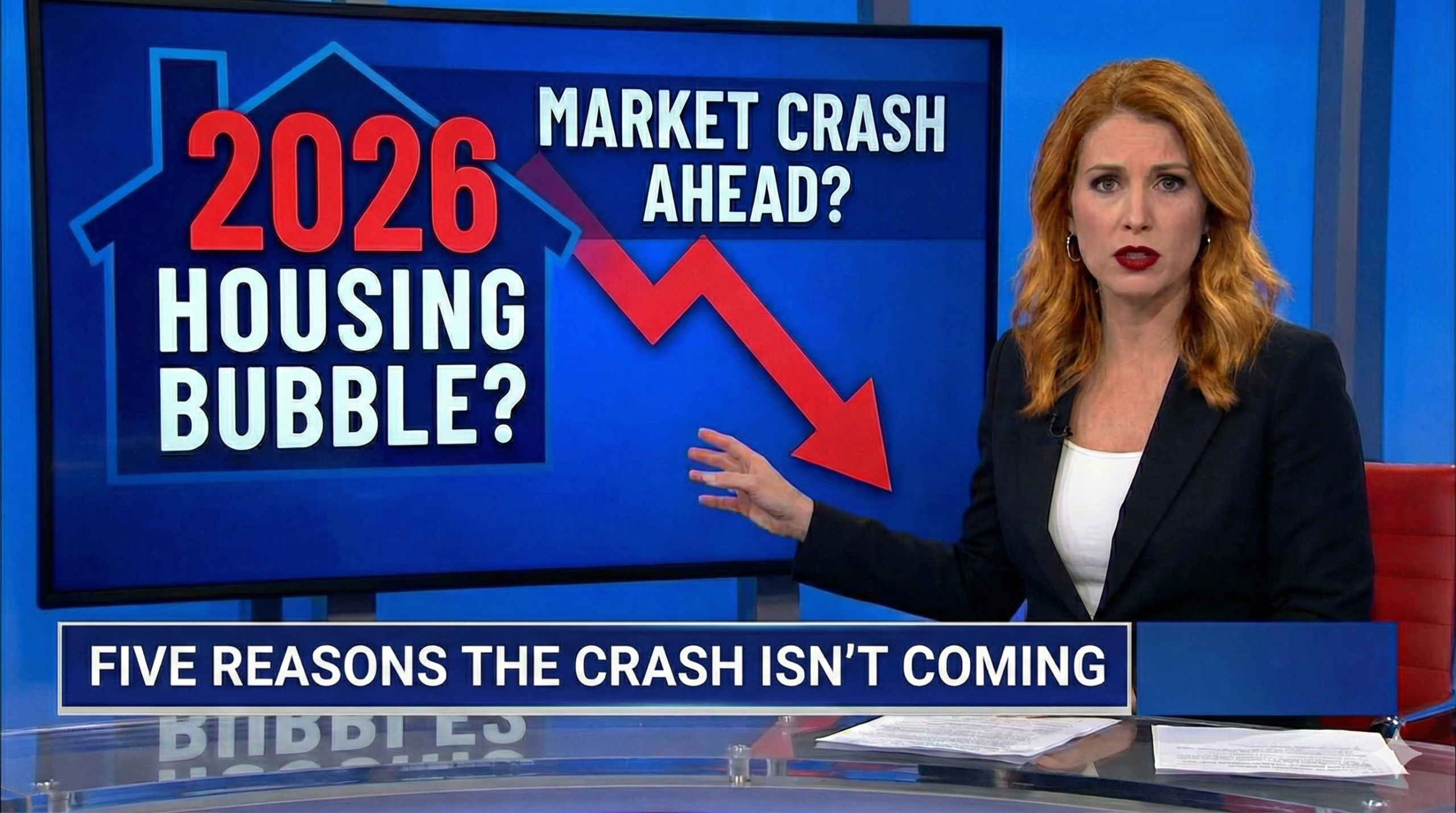 Discover the top five reasons why the housing market won't crash in 2026. Learn more with Bobby Franklin, the North Texas Market Insider. Bobby Franklin is the best realtor in Waxahachie.