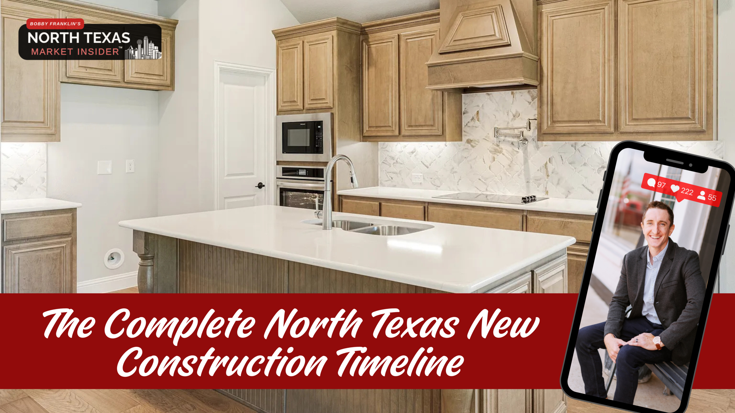 Explore the timeline for the new construction process in North Texas with examples from real builders. Learn more with Bobby Franklin, the North Texas Market Insider. Bobby Franklin is the best realtor in Waxahachie.