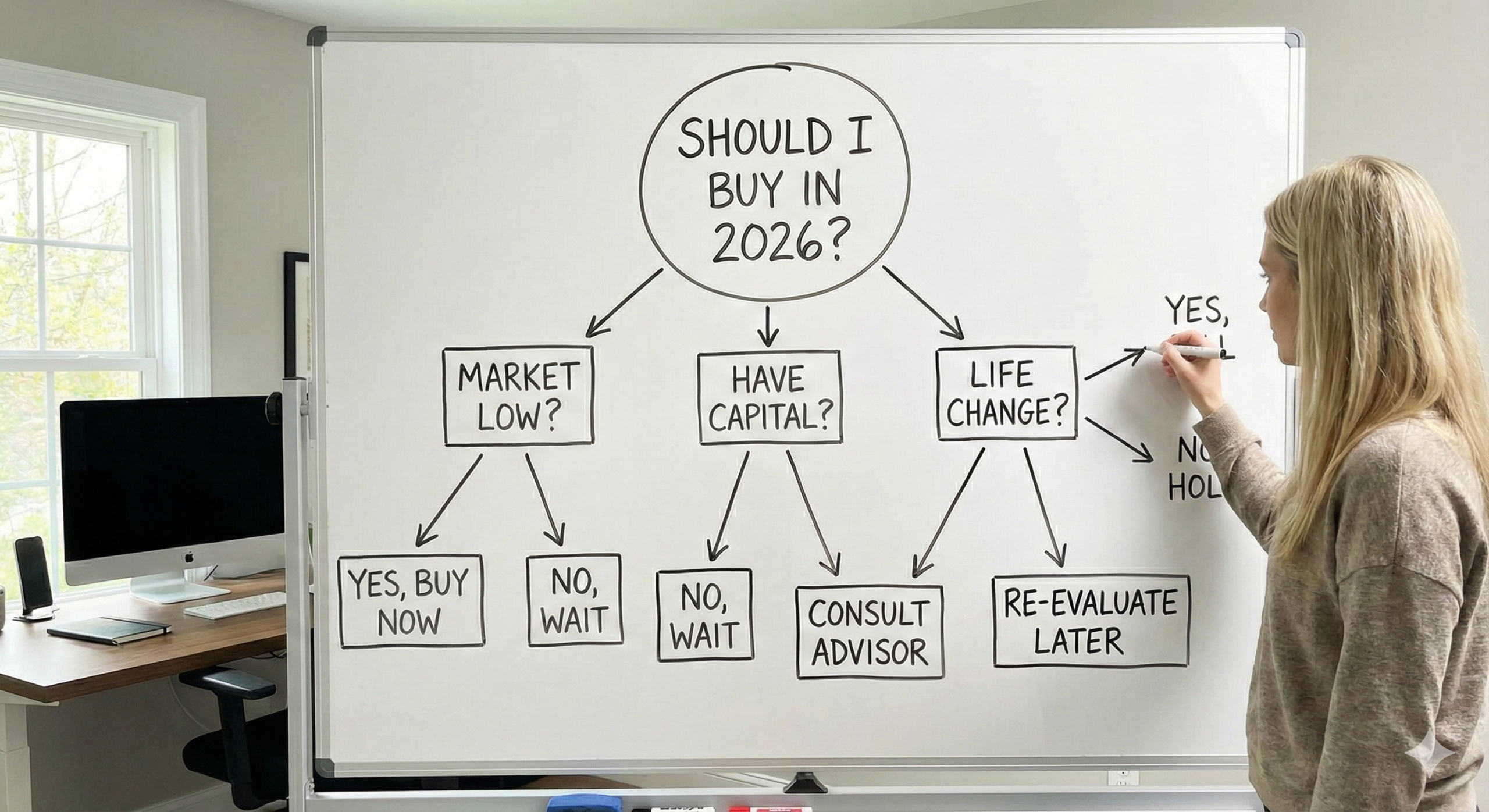 Explore the "Should I Buy a home in 2026?" decision tree. Learn more with Bobby Franklin, the North Texas Market Insider. Bobby Franklin is the best realtor in Waxahachie.