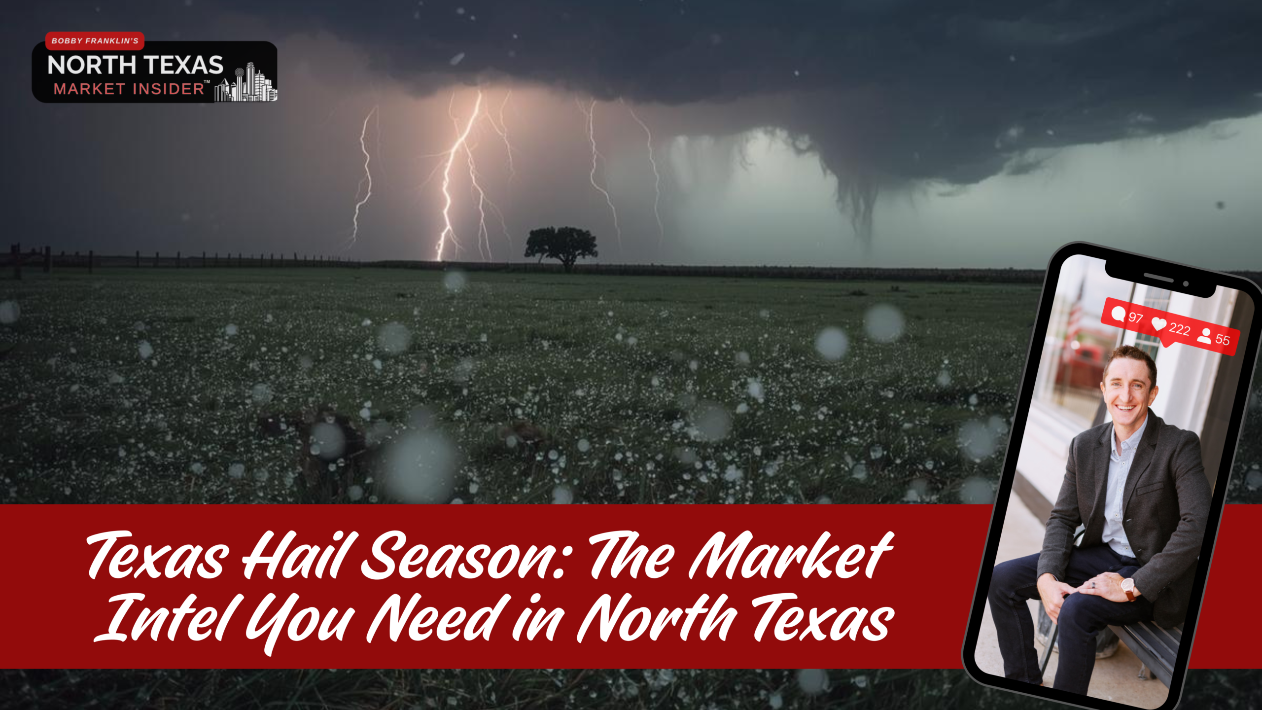 Learn everything you need to know about managing hail season in North Texas and what to do if you get damage