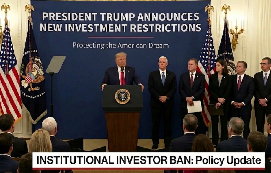 An early January 2026 President Trump proposed an institutional investor band potentially prohibiting large corporations from purchasing single-family homes. Learn more with Bobby Franklin, the North Texas Market Insider. Bobby Franklin is the best realtor in Waxahachie.