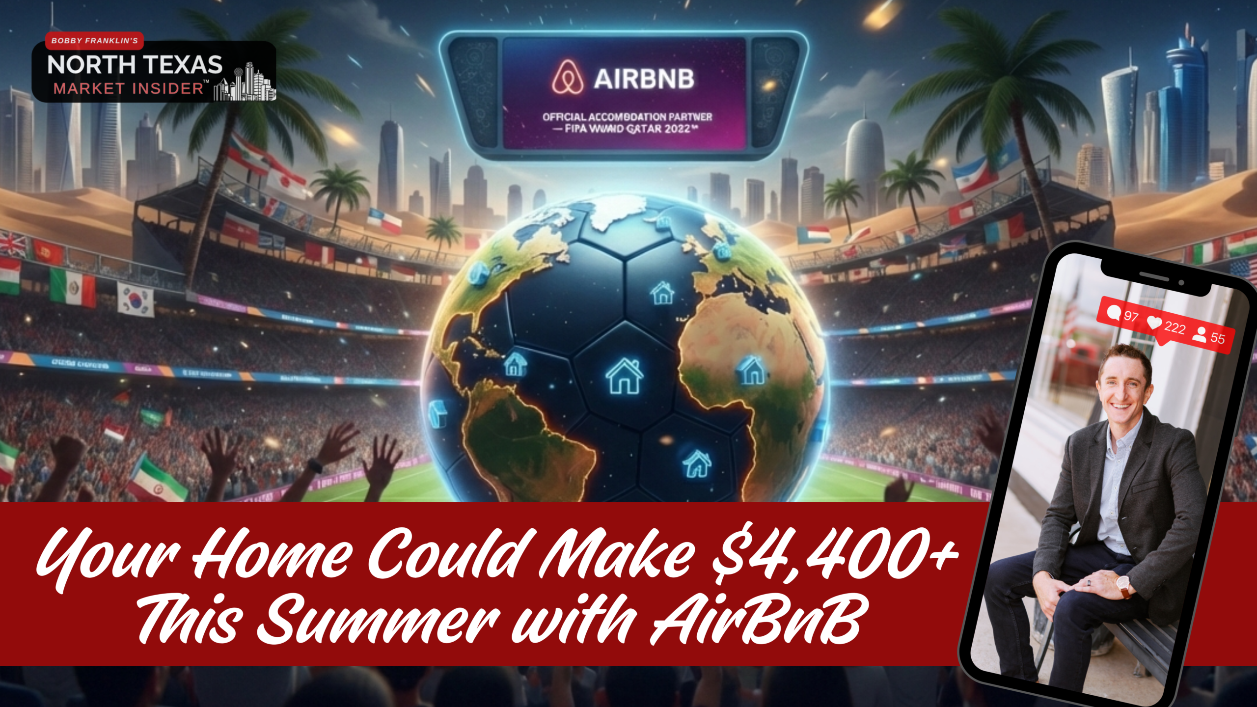 Airbnb officially launched the largest new host incentive program in company history on February 18, 2026. $750 cash bonus to new entire-home hosts in the DFW area who complete their first guest checkout by July 31, 2026.