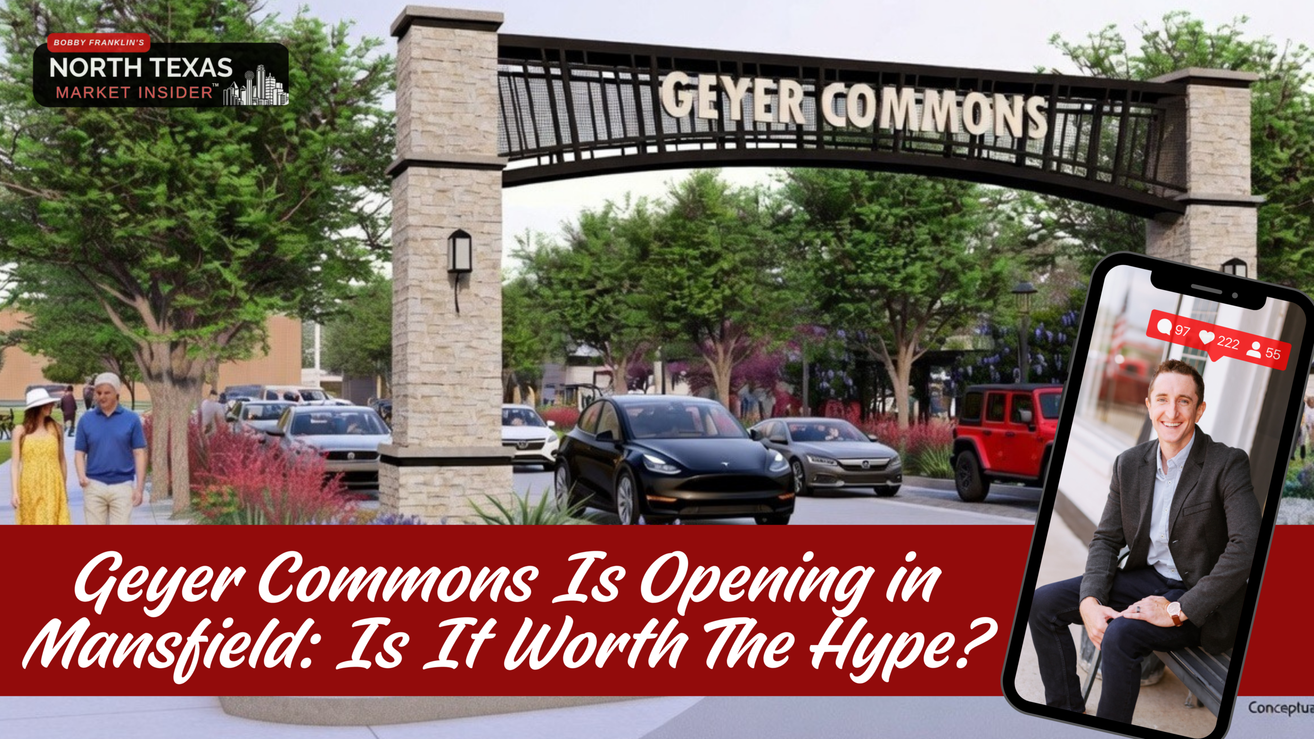 Built on site of the original ball-field, Geyer Field, it will feature 12 vendor cottages, LED splash pad, open event lawns, food truck parking, and much more!