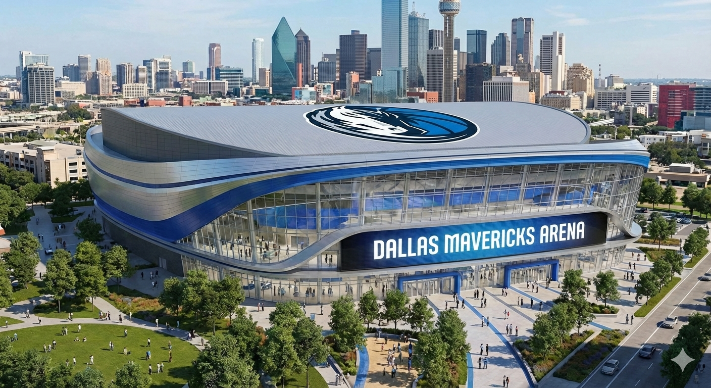 Mavericks leadership confirmed in January 2026 that the franchise has zeroed in on two finalist locations for a new arena and a 50-acre mixed-use entertainment district. Read that again. Fifty acres. This is not just a basketball arena. This is a city within a city. Valley View Mall and Dallas City Hall are the leading candidates