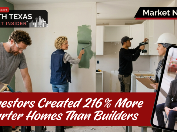 Local, independent investors delivered 216.9% more starter homes to the U.S. housing market than homebuilders did in 2025.