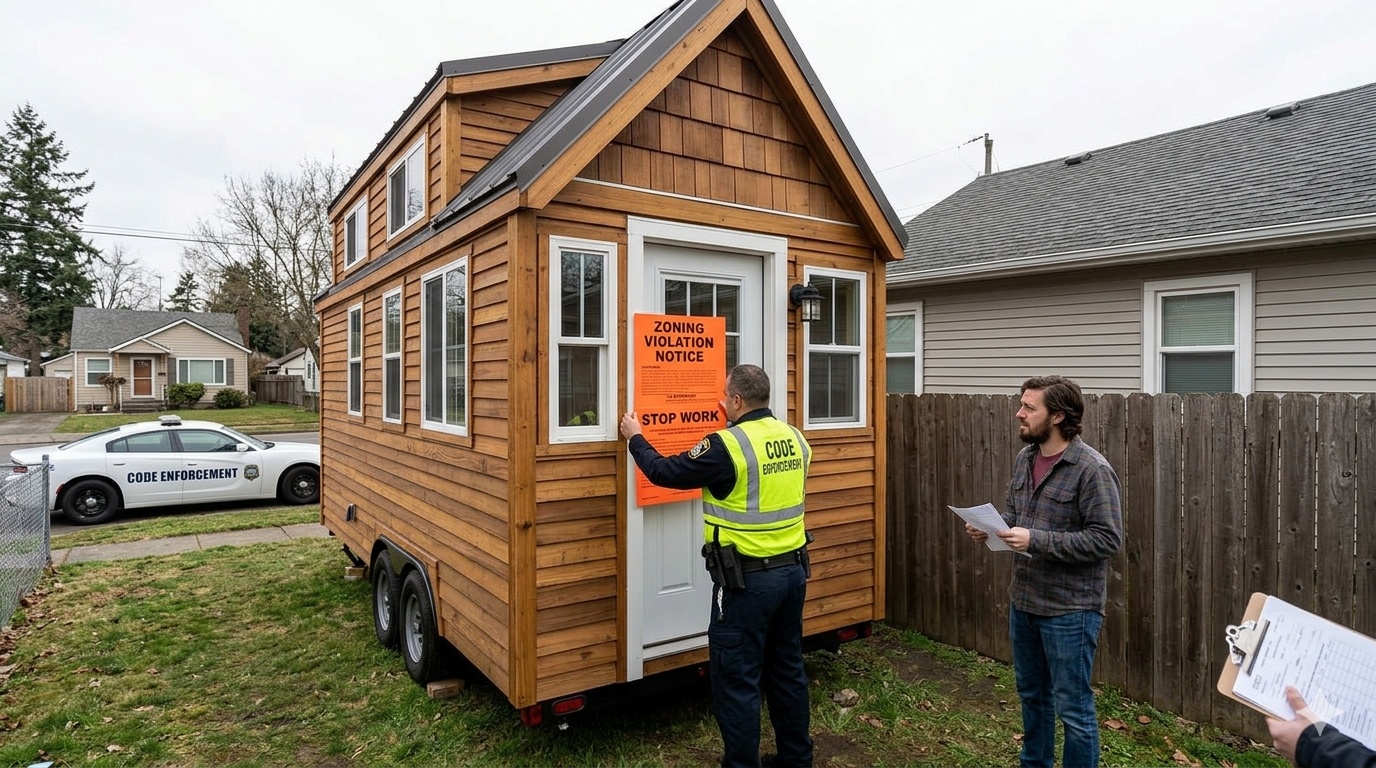 Texas has no statewide tiny home regulations. Every city and county sets its own rules, and the variance is dramatic. According to Nolo’s legal analysis, your first step must always be identifying your property’s specific zoning district and reviewing the applicable development code before you commit to anything