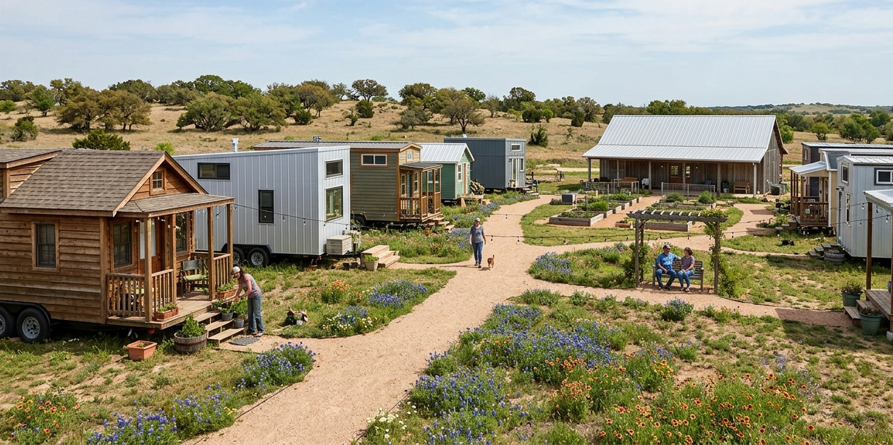 A tiny home is generally any dwelling under 400 square feet, though in practice the market has expanded to include compact homes up to 600–700 square feet when built on permanent foundations within planned communities. 