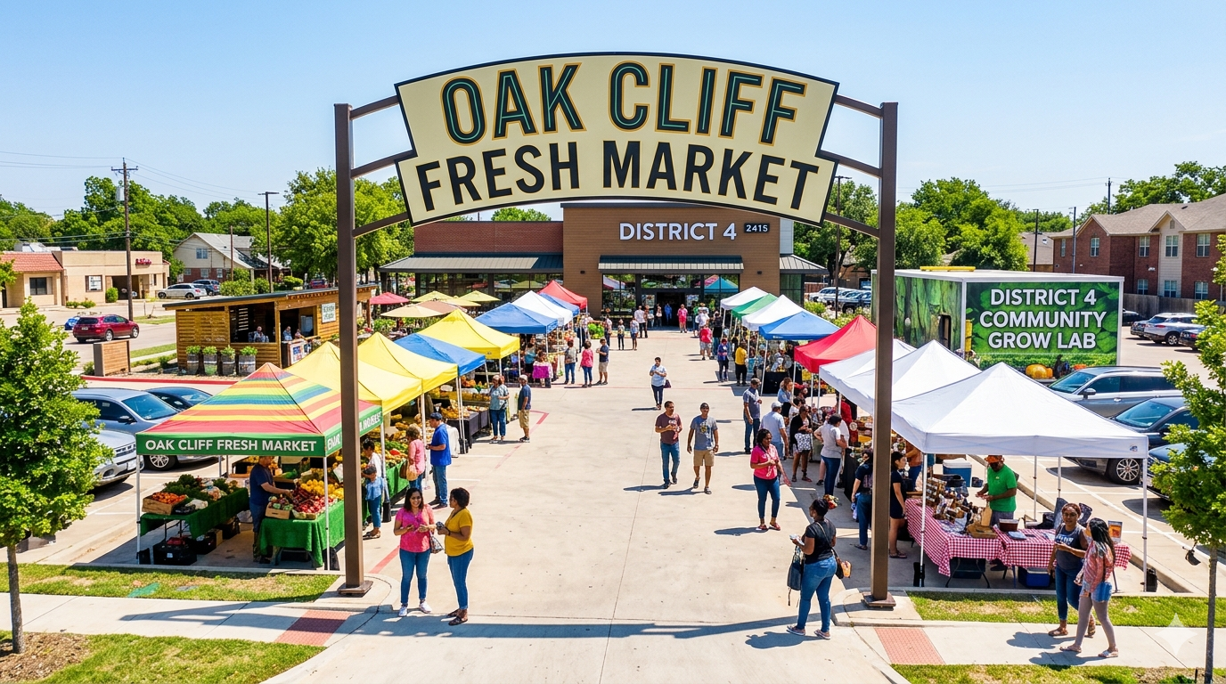 Here is what most casual market observers are missing. The Oak Cliff Fresh Market is not happening in a vacuum. It is the latest brick in a wall of strategic investment that has been quietly going up across southern Dallas for the past 12 months.