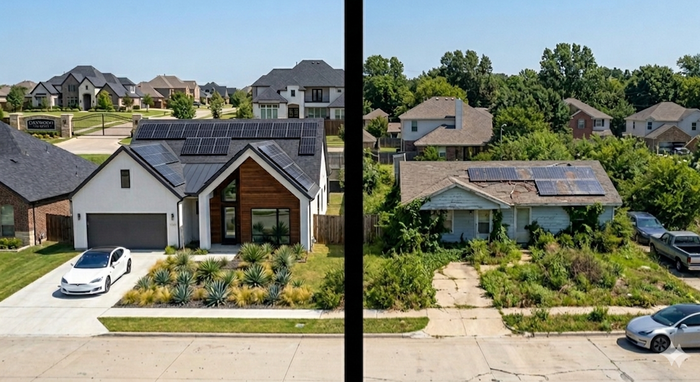 Sellers in Midlothian and surrounding Ellis County communities who are moving north into Frisco, McKinney, or Allen should be thinking about broader equity strategy and market timing alongside the solar issue — and for context on the North Texas development landscape affecting value across those markets: How Stream Data Centers Are Redrawing the North Texas Real Estate Map — development intelligence for investors and sellers.