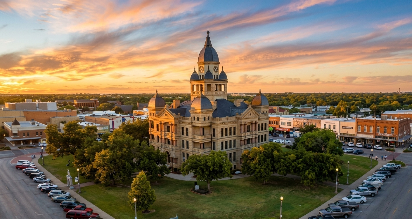Aubrey Texas Town Square
