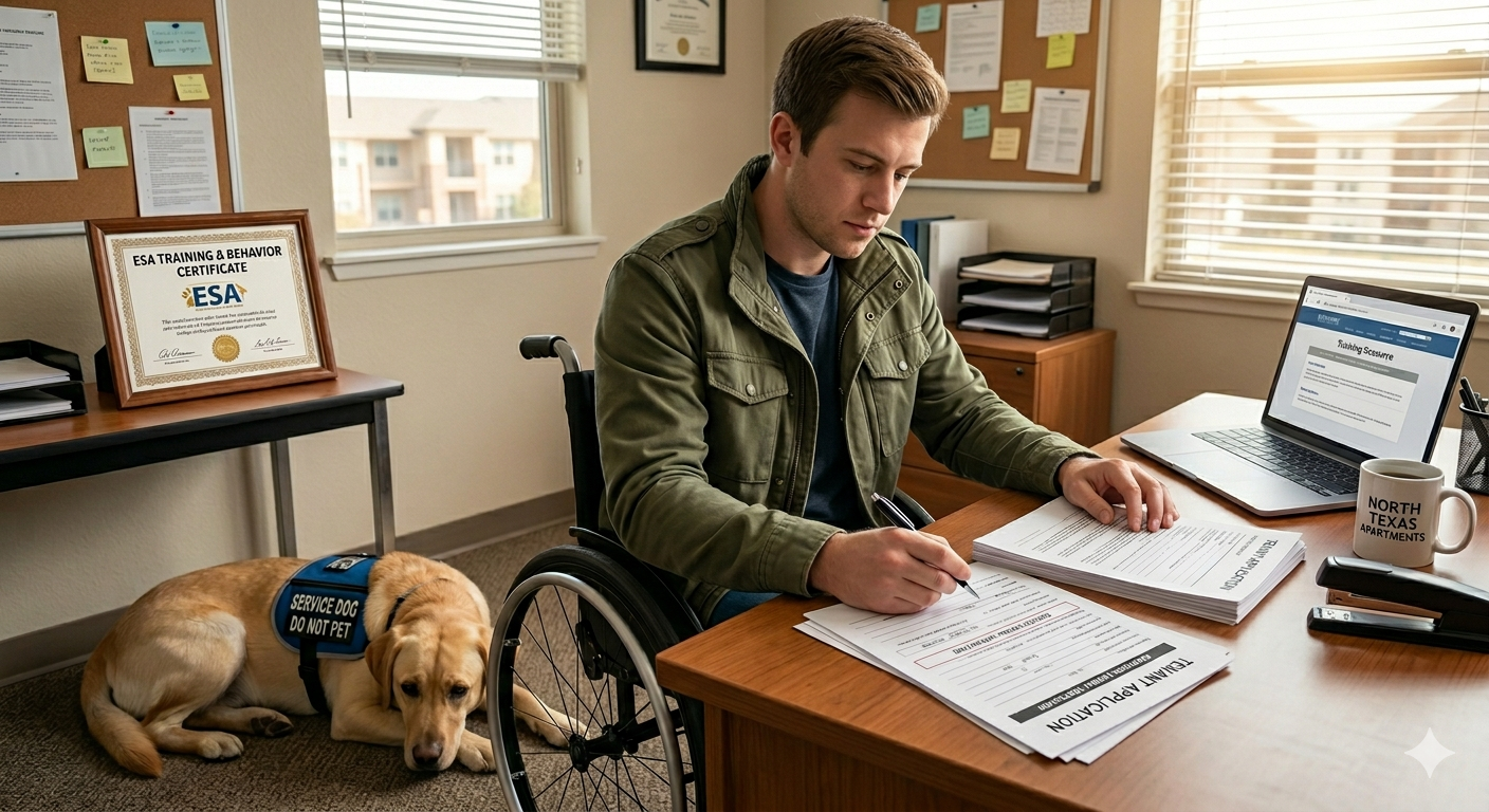 What you should do as a North Texan when applying for a rental with an emotional support animal