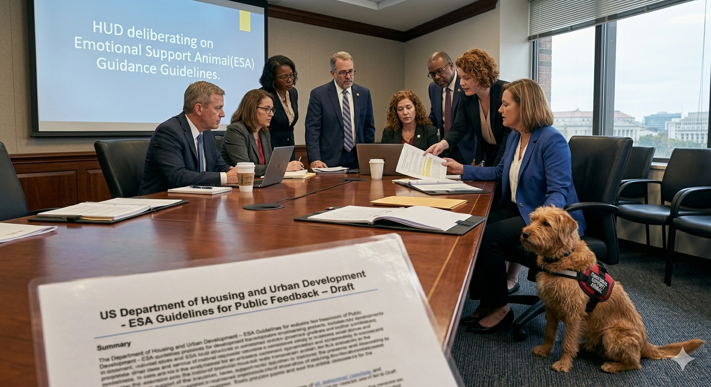HUD’s FHEO issued an internal enforcement memo instructing every regional office that, effective immediately, the agency will only find “reasonable cause” and pursue fair housing charges in animal accommodation cases involving animals individually trained to perform specific tasks related to a disability. Untrained emotional support animals, the ones that provide comfort and companionship without task-specific training, are no longer protected by federal fair housing enforcement at the HUD level.