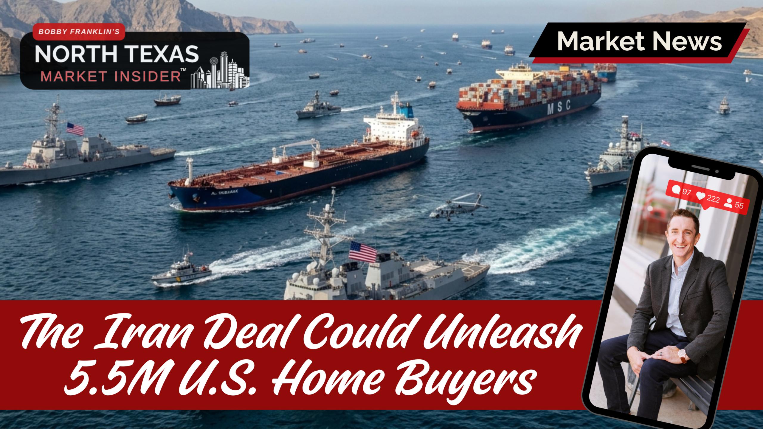 The U.S. and Iran are crafting a deal that could potentially make life more affordable and bring 5.5 million home buyers back to the market