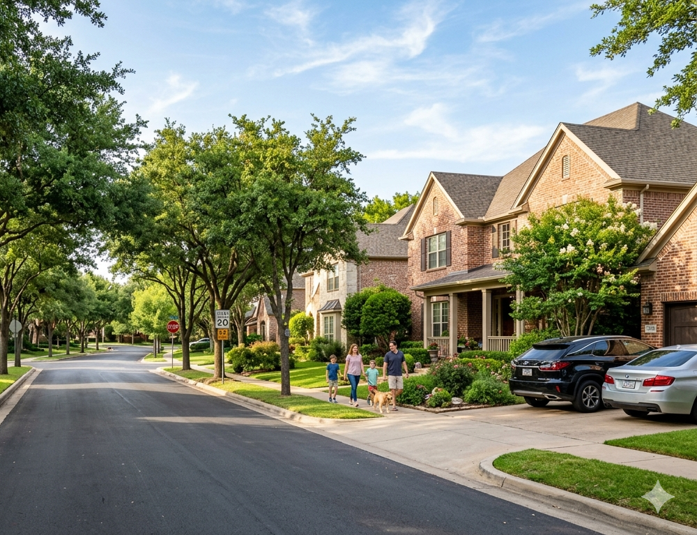 North Dallas - established neighborhoods along the Dallas North Tollway corridor