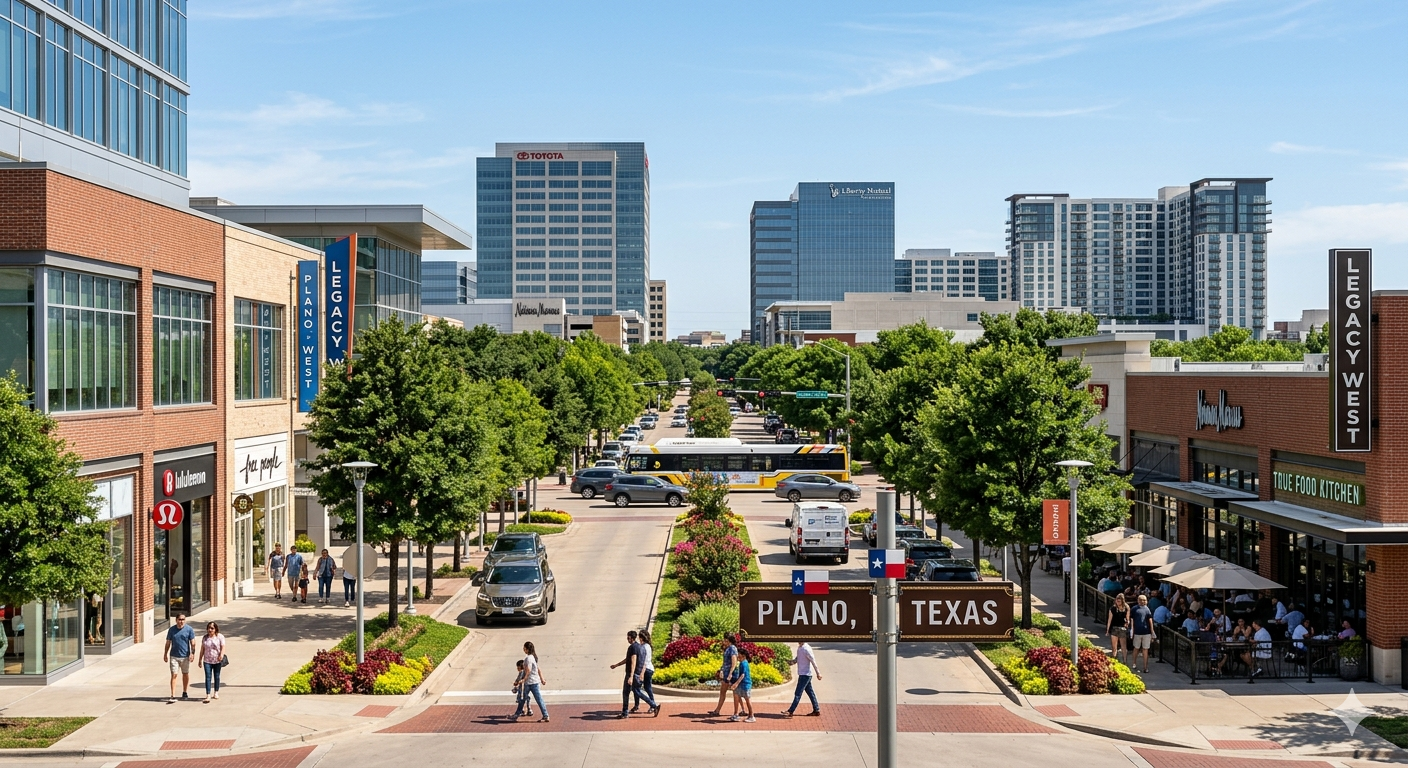 Plano, Texas - the Legacy West corporate district