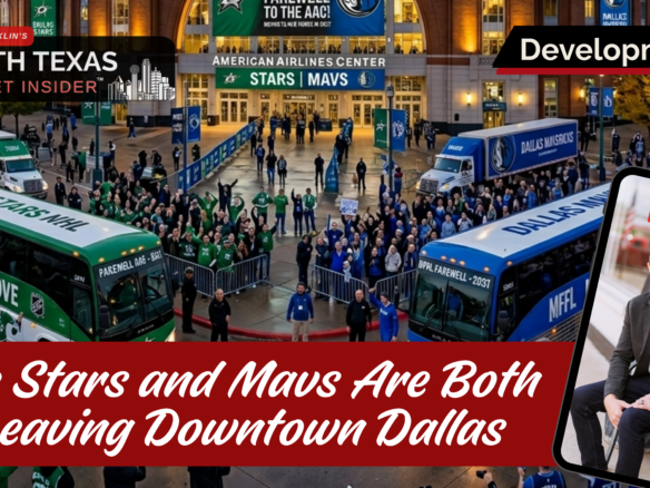 The Dallas Mavs are scouting Valley View Mall and the Dallas Stars are eyeing Willow Bend in Plano, what does the 2031 exit for both teams mean for downtown property values?