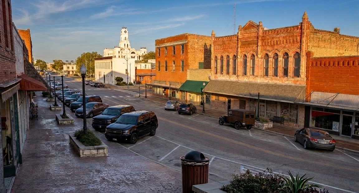 Hillsboro, Texas - the Hill County courthouse on the downtown square