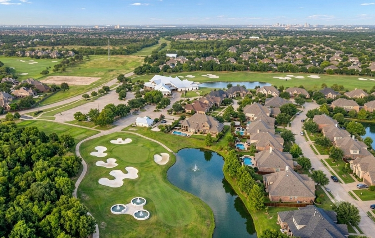 Lantana, Texas - the master-planned community and golf course