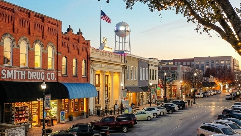 Plano and Allen, Texas - established tree-lined suburban neighbourhoods