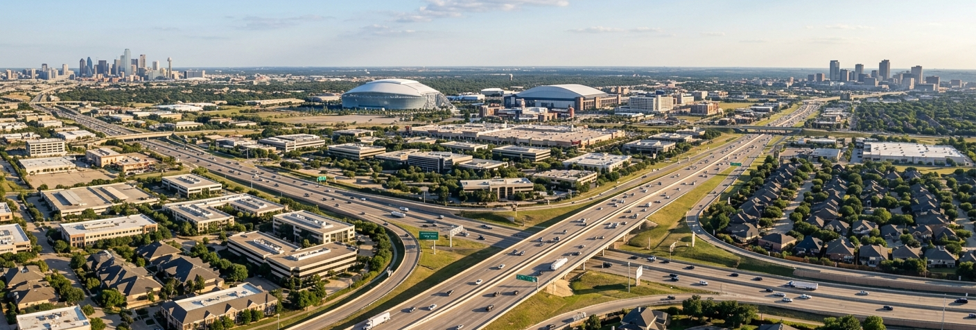 The Mid-Cities - established neighborhoods between Dallas and Fort Worth