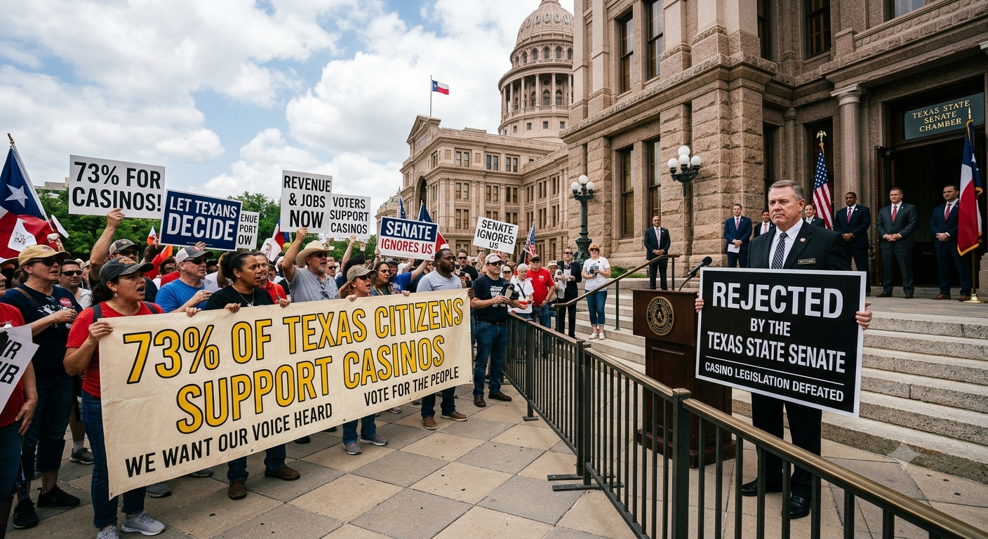 Here is the part that makes casino watchers lose their minds. The public is not the obstacle. A January 2025 University of Houston Hobby School survey found that 73 percent of Texans support legalizing destination resort casinos, including 72 percent of Republicans and 74 percent of Democrats. That is not a slim majority. That is a supermajority that crosses party lines, and it has shown up in poll after poll.