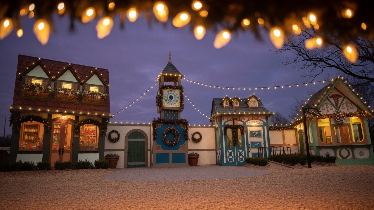 Arboretum Christmas AI Render