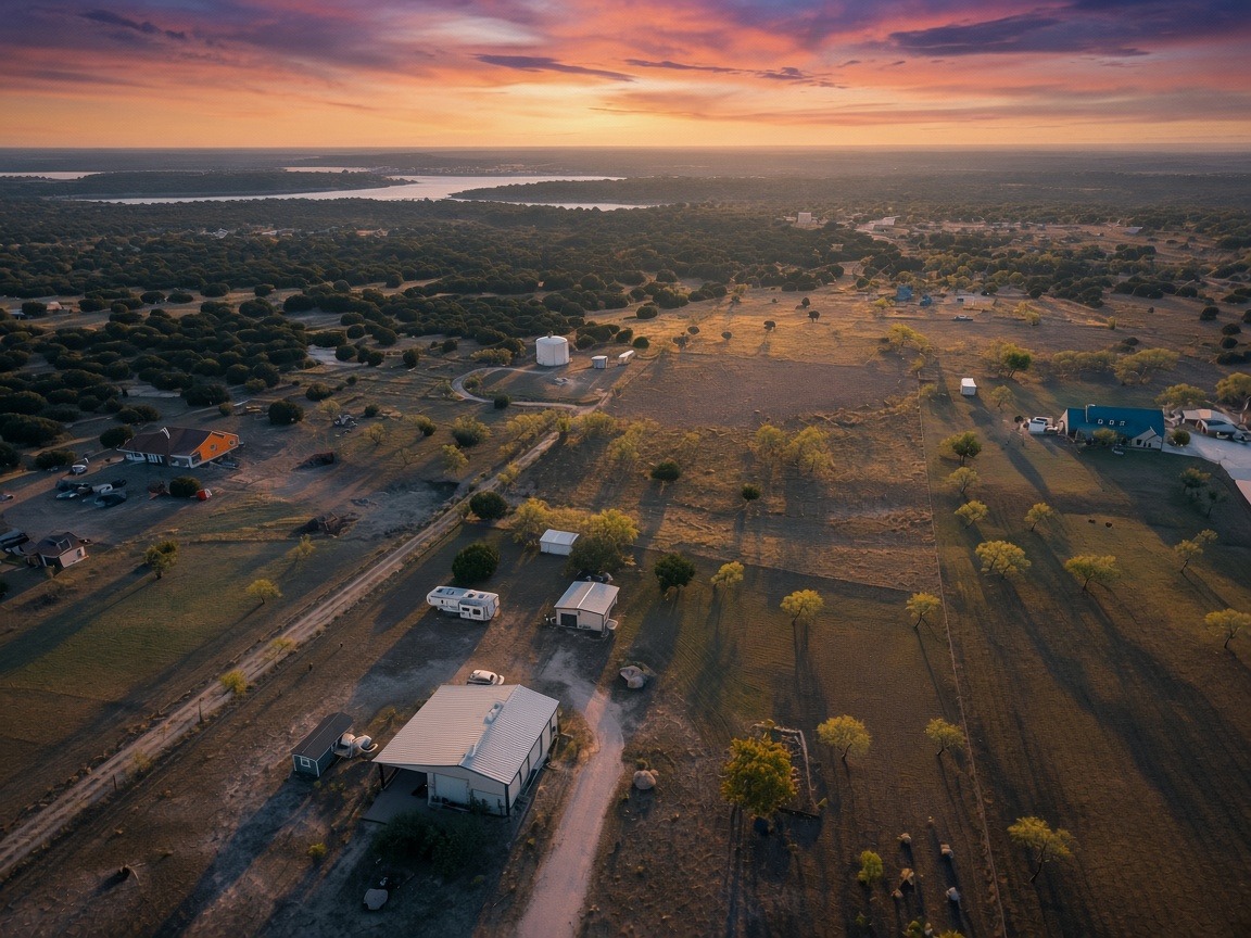 Clifton, Texas - the historic downtown and Bosque County countryside